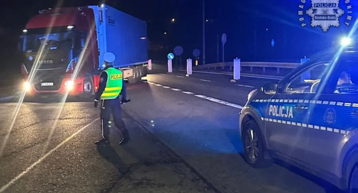 Policjanci z Bielska-Białej wspierają kontrole na granicy ze Słowacją