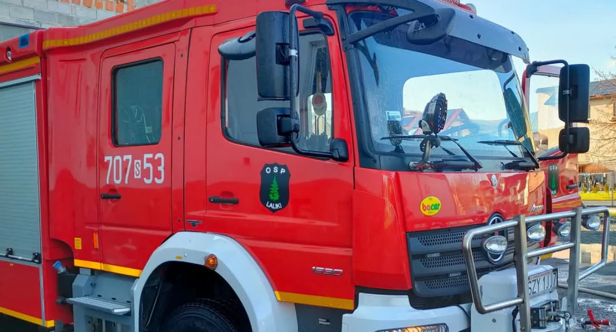 Nowy rozdział w historii OSP Milówka – Mercedes Atego przekazany do OSP Laliki