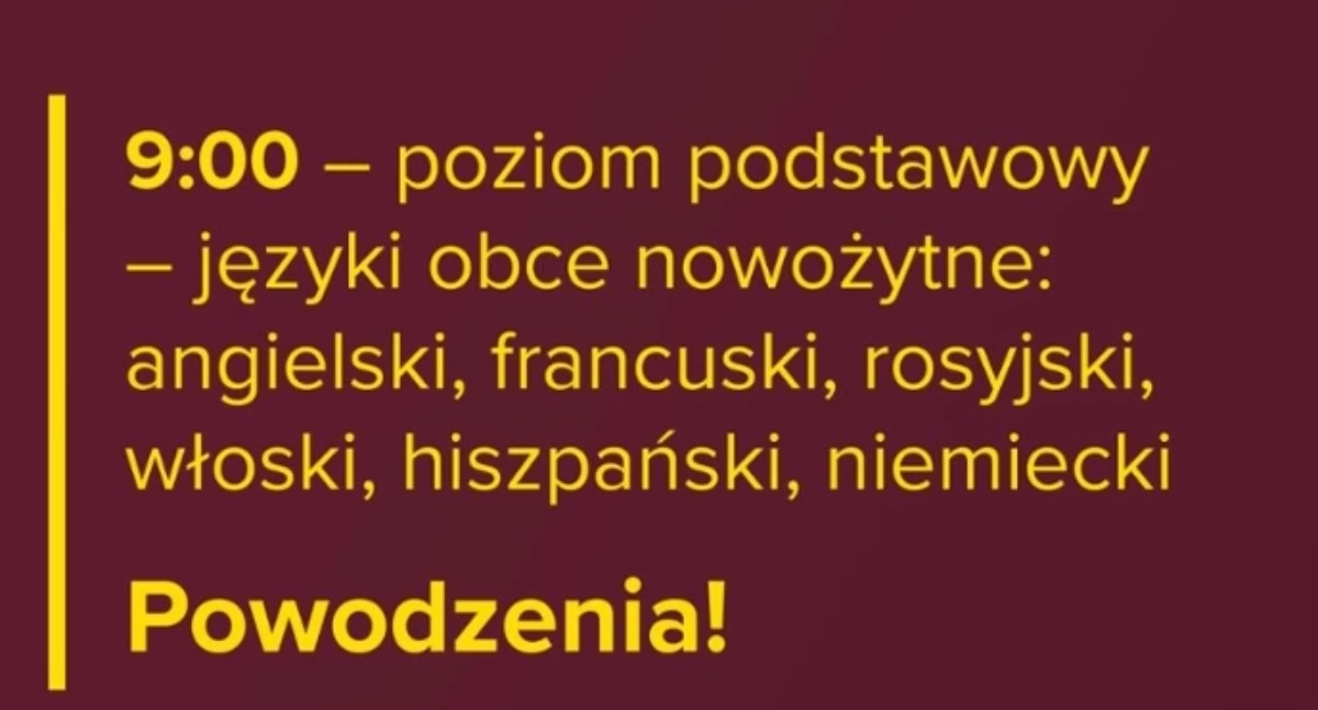Matura pisemna z języka obcego – co zabrać i o której się zaczyna