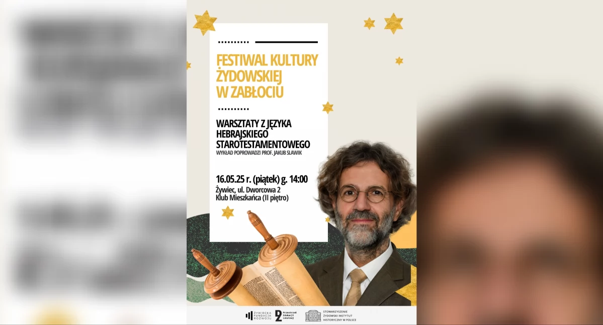 Warsztaty języka hebrajskiego w ramach Festiwalu Kultury Żydowskiej w Zabłociu