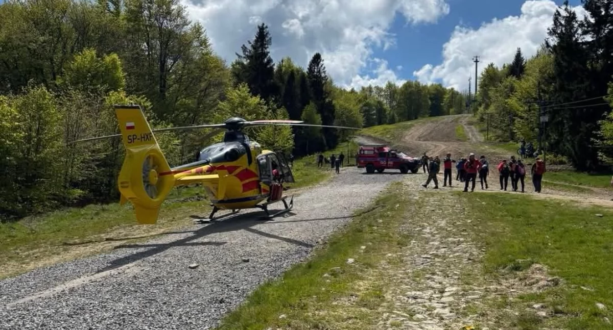 Intensywny weekend dla ratowników GOPR – 11 wypadków na górskich trasach rowerowych