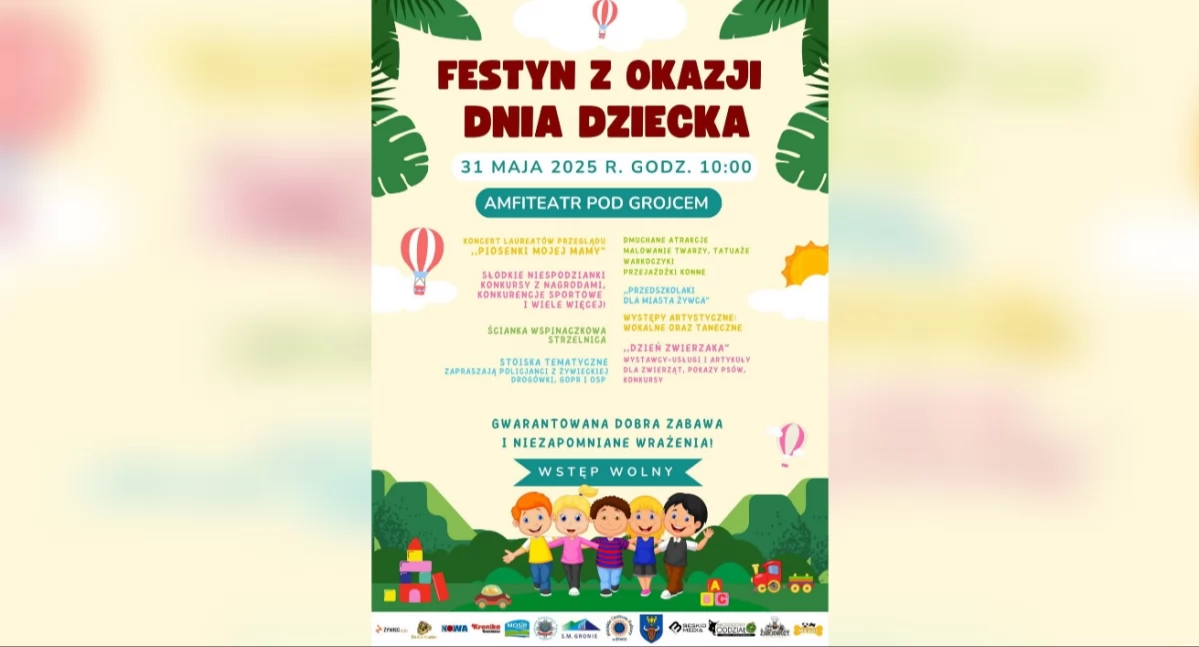 Wielki Festyn z Okazji Dnia Dziecka – zapraszamy pod Grojec!