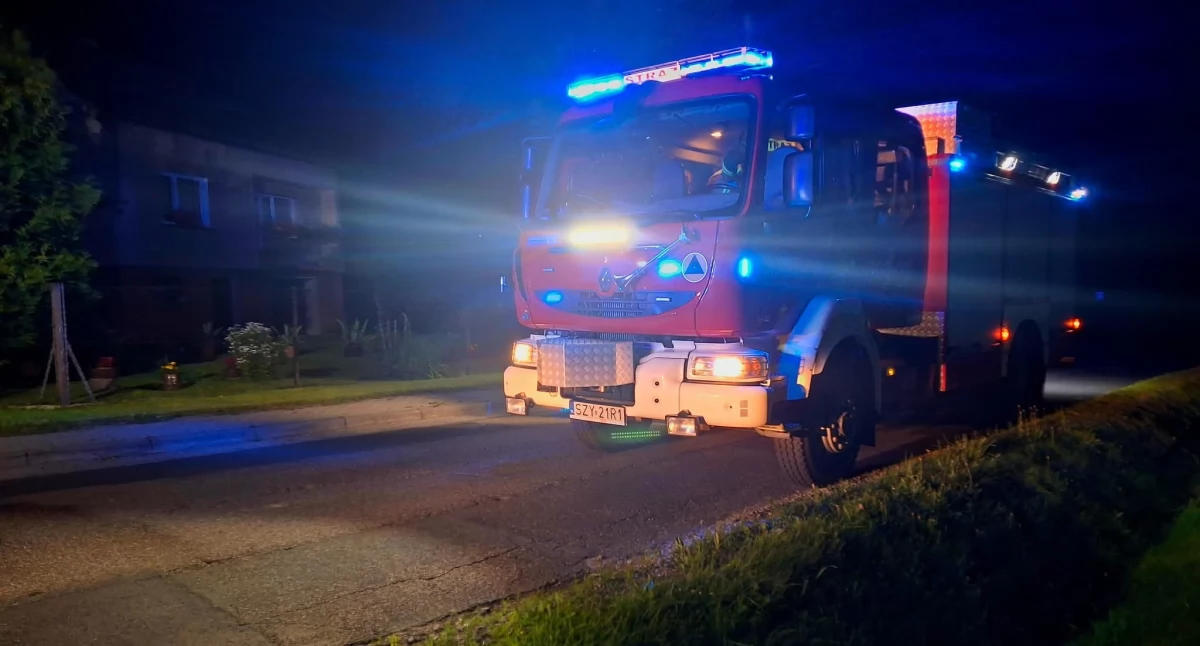 W dniu dzisiejszym w Pietrzykowicach pożar budynku mieszkalnego