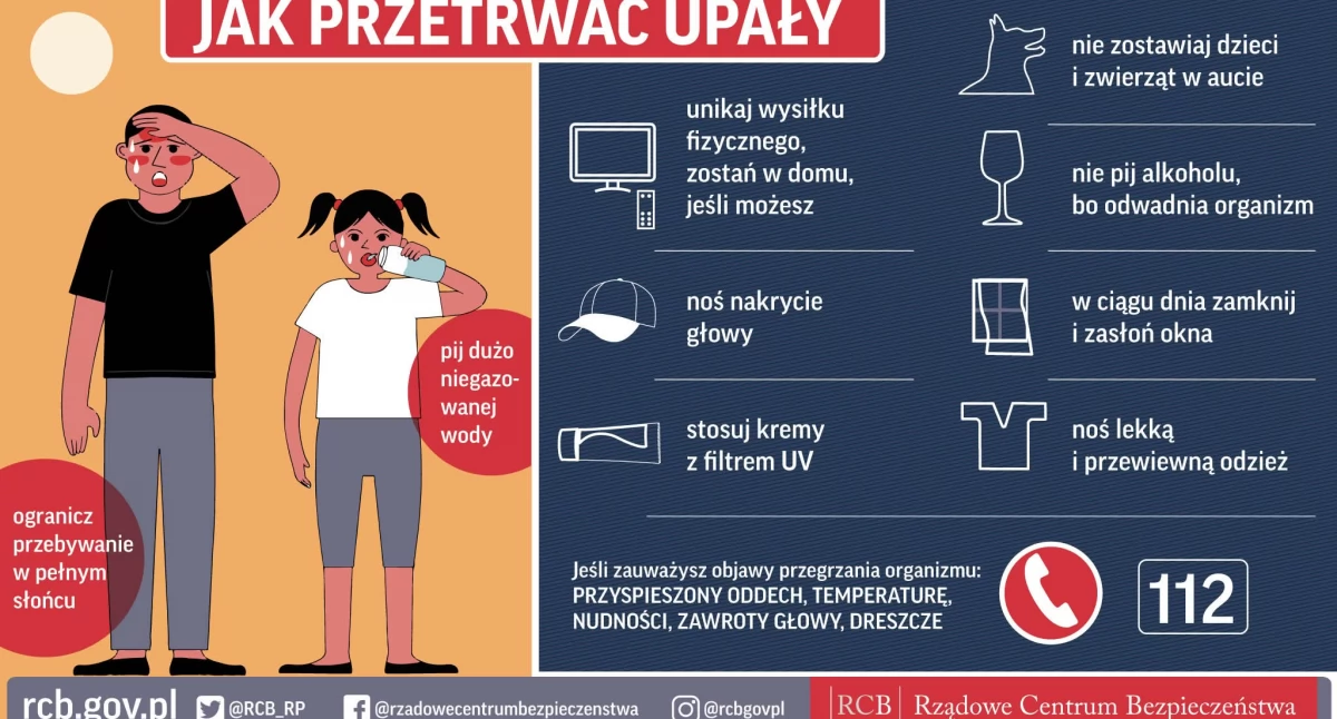 Upały w regionie – jak się chronić przed skutkami wysokich temperatur?