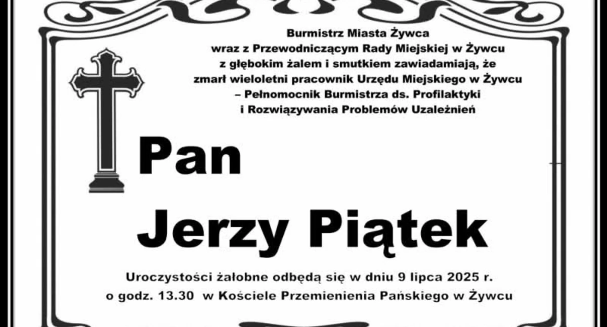 Zmarł wieloletni pracownik Urzędu Miejskiego w Żywcu