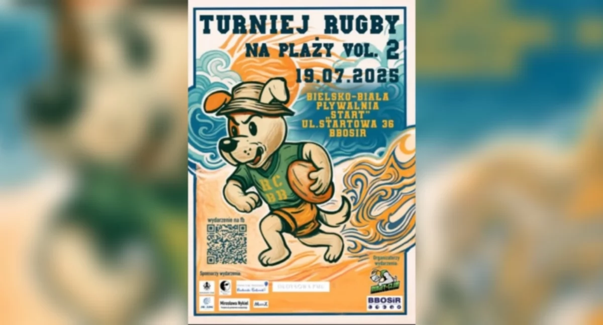 Rugby na Plaży 2025 – Emocje, Piknik i Wodna Zabawa w Bielsku-Białej!