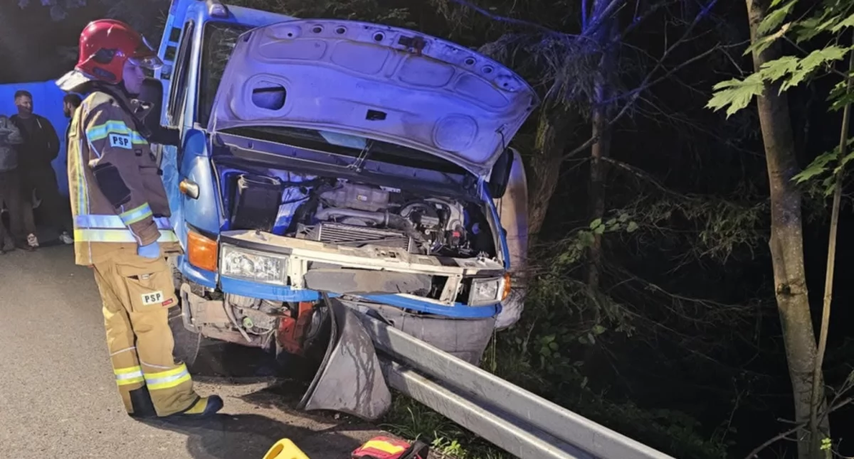 Poważny wypadek w Cięcinie – trzy osoby ranne
