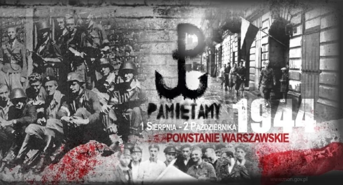 1 sierpnia – rocznica wybuchu Powstania Warszawskiego. Hołd bohaterom walki o wolność