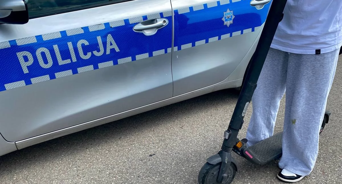 Nietrzeźwa jazda hulajnogą zakończona poważnym urazem – interweniowała policja