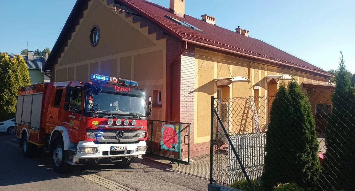 Interwencja OSP Pietrzykowice w Przedszkolu Publicznym nr 1