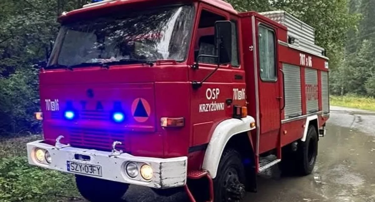 Fałszywy alarm pożarowy w Korbielowie