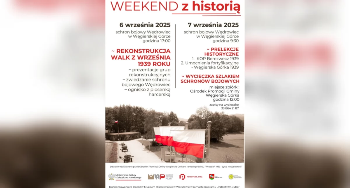 Węgierska Górka zaprasza na „Weekend z historią” – rekonstrukcje i żywa lekcja patriotyzmu
