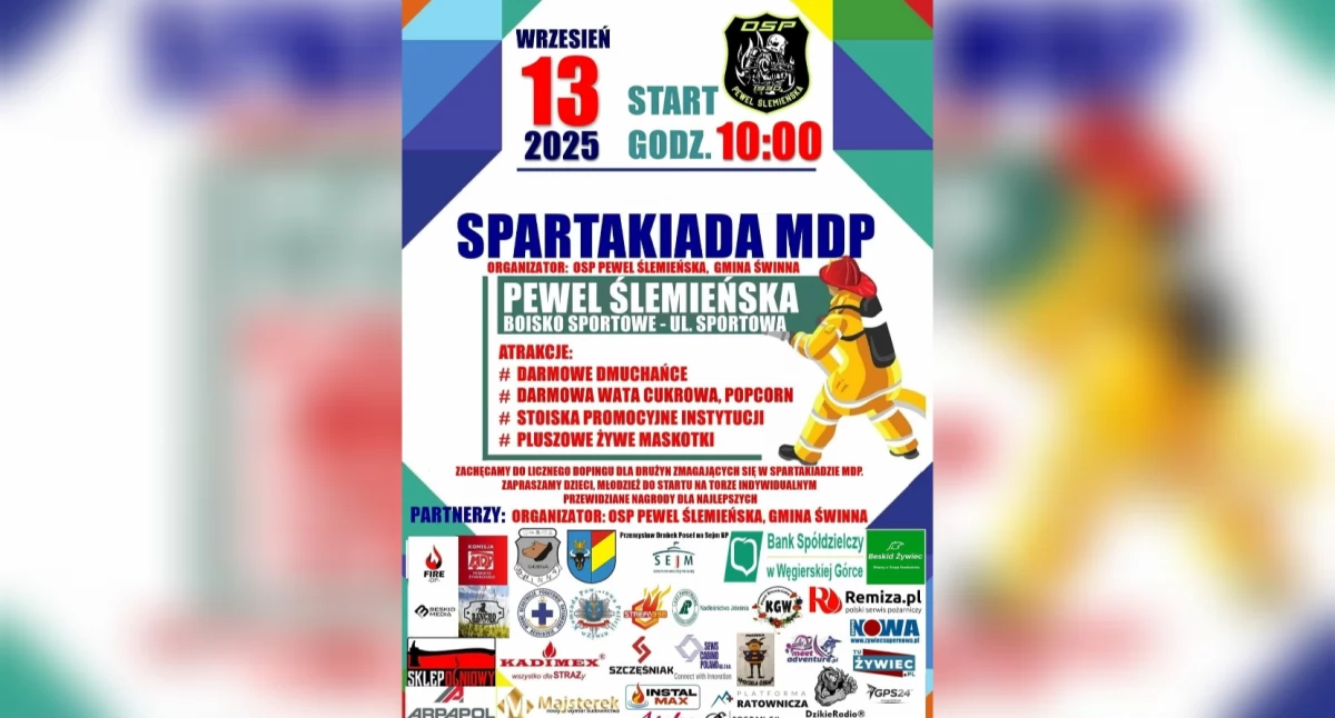 Spartakiada MDP w Pewli Ślemieńskiej – sport, zabawa i strażacka rywalizacja