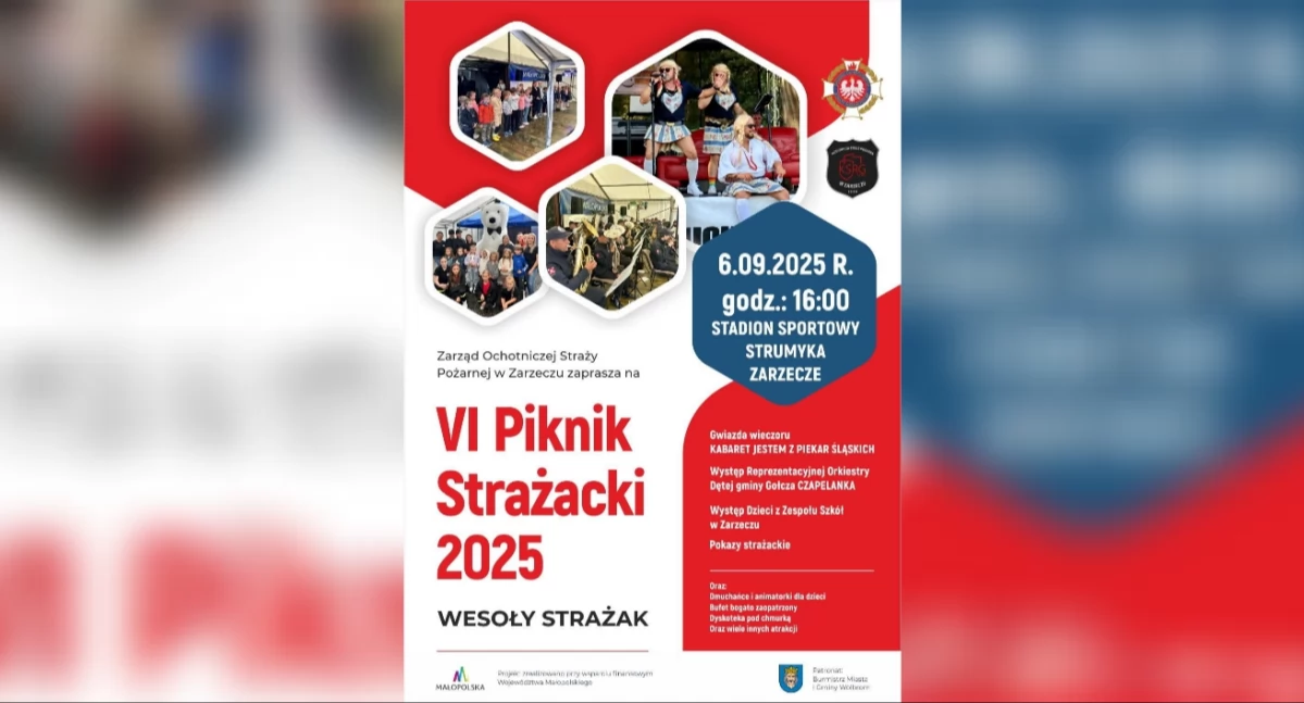 VI Piknik Strażacki w Zarzeczu już we wrześniu!