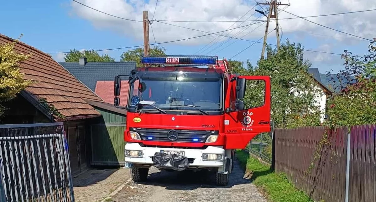 Uszkodzony gazociąg w Tresnej – szybka akcja służb