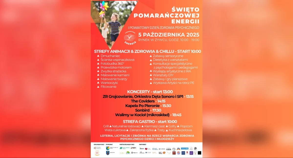 Święto Pomarańczowej Energii już 5 października w Żywcu!
