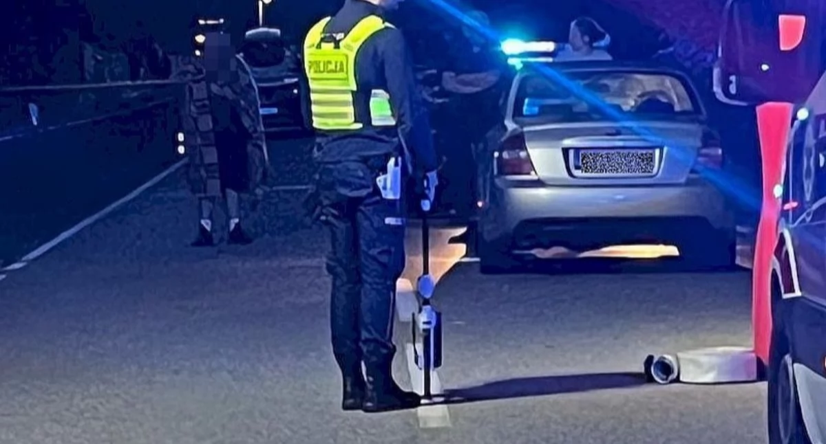 Tragiczny wypadek w Chałupach z udziałem pieszej z Żywca
