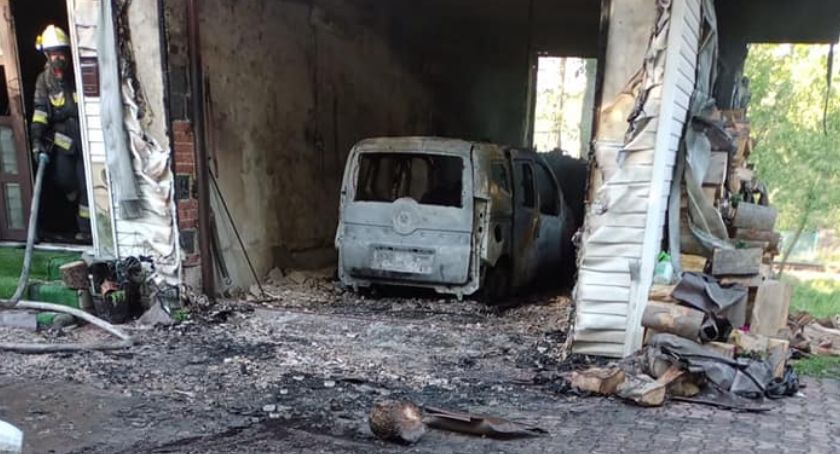 Tragiczny w skutkach pożar w Żywcu. Żywioł zabrał ludzkie życie 