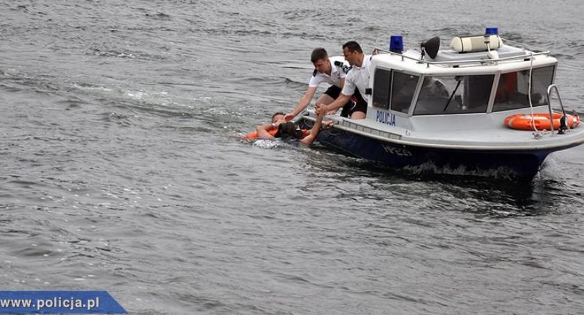 Policja apeluje o ostrożność nad wodą!