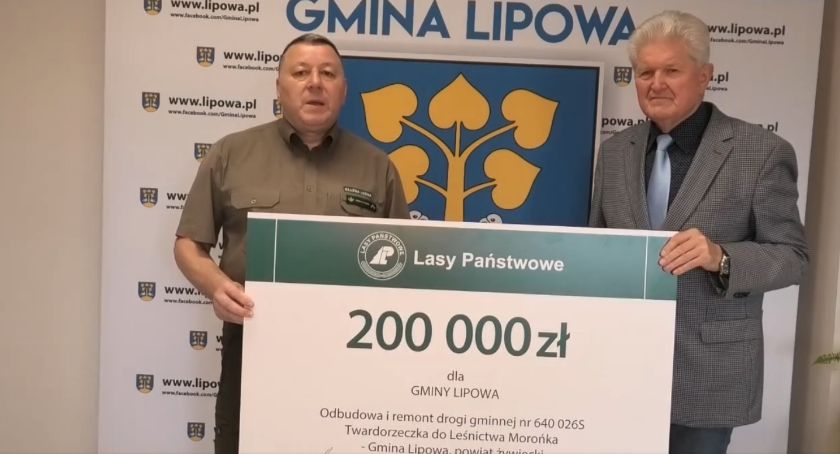Dotacja na drogę dla gminy Lipowa