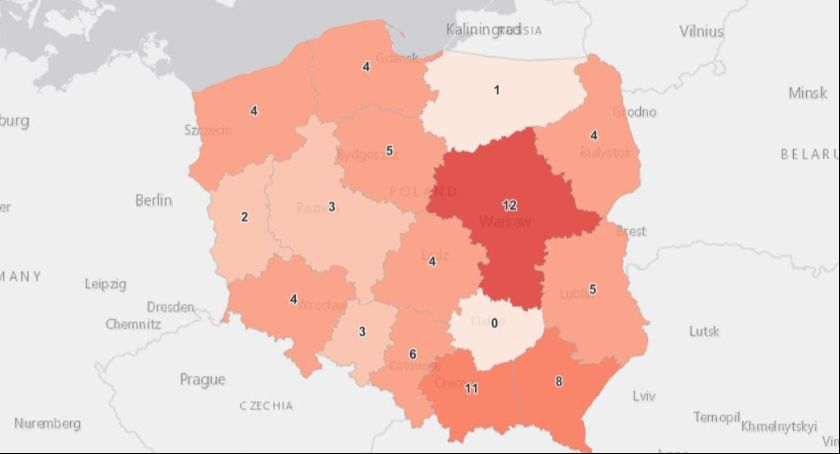 Więcej ozdrowieńców niż zakażonych