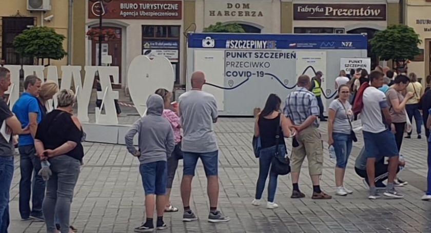W wekend #SzczepimySię​ na żywieckim Rynku