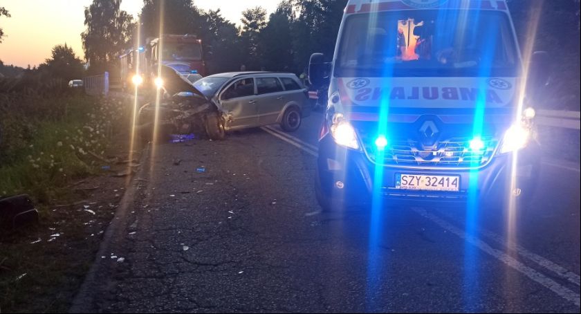 Łękawica: Poważny wypadek wieczorową porą 
