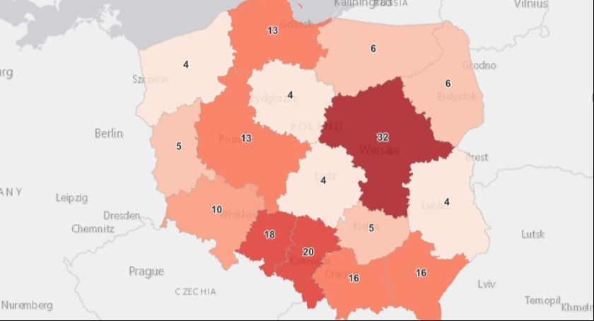 Więcej ozdrowieńców 