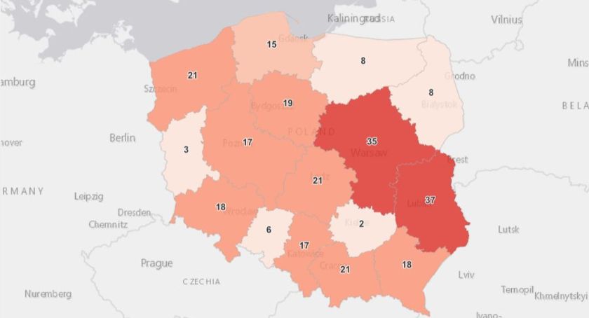 Poniedziałek, to i zakażeń mniej. I to aż o połowę!
