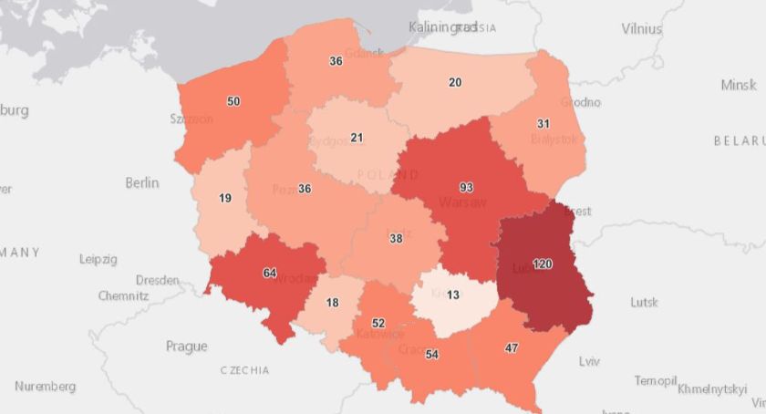 Ponownie dużo zakażonych