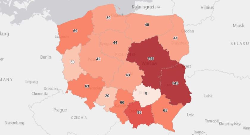 Poziom 1000 zakażeń na dobrę coraz bliżej 