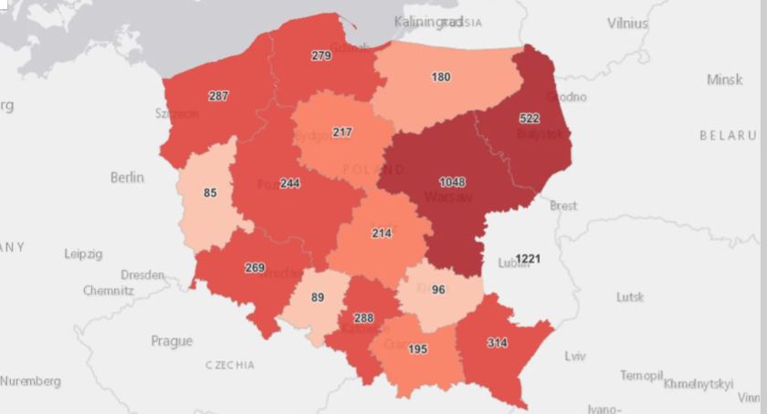 Krzywa pandemiczna znowu ostro w górę!