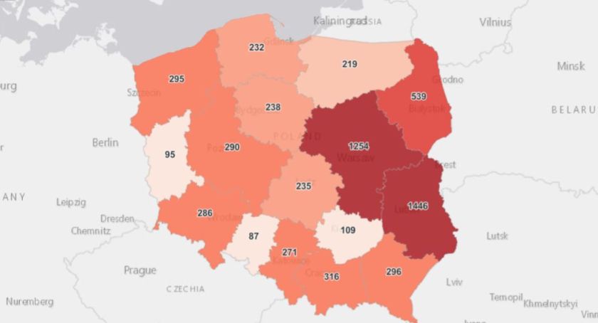 Więcej testów, więcej zakażony, coraz więcej zgonów