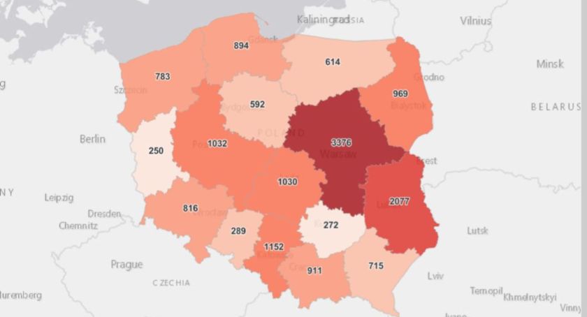 Jeszcze więcej zakażeń niż wczoraj. Dużo przypadków w powiecie żywieckim
