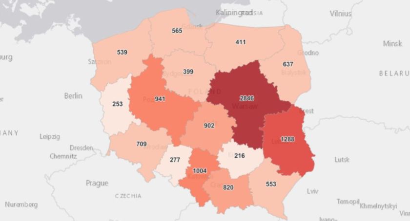 Niedzielny raport epidemiczny 