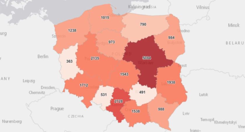 Ogromny przyrost zakażonych!
