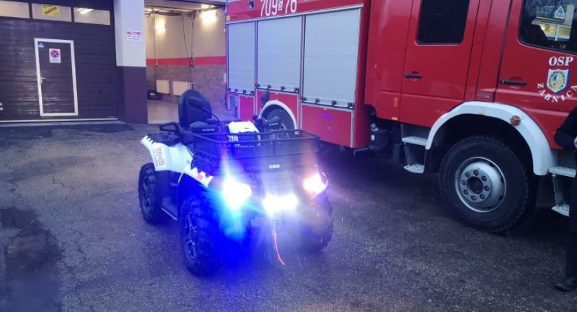 Sprzęt na trudny teren. Strażacy z Żabnicy dostali quada 