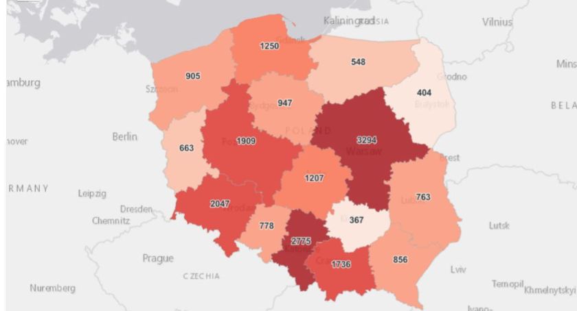 Niedzielny raport epidemiczny 