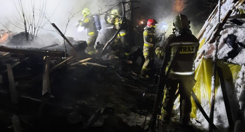 Żabnica: Spłonął budynek gospodarczy 