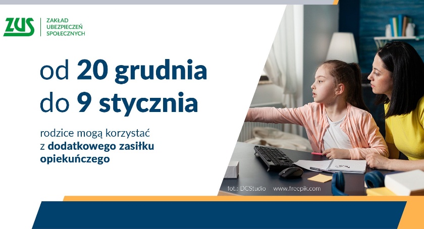 Dodatkowy zasiłek opiekuńczy od 20 grudnia
