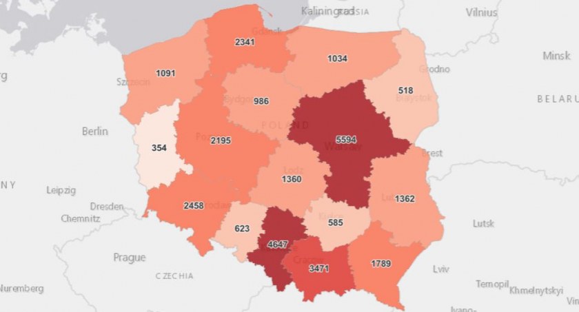 Ilość zakażeń koronawirusem wystrzeliła