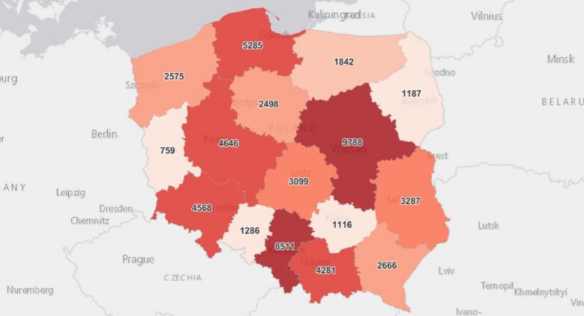 Dalszy wzrost zakażeń koronawirusem 