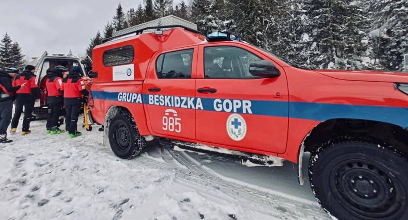 Akcje GOPR-owców na półmetku ferii zimowych