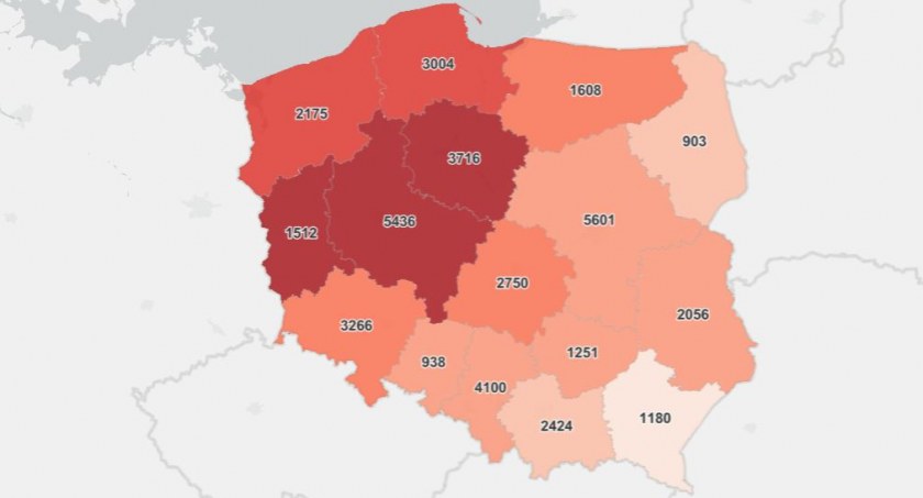 Ogromny spadek zakażeń koronawirusem 