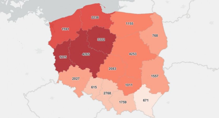 Ponownie spadek zakażeń 