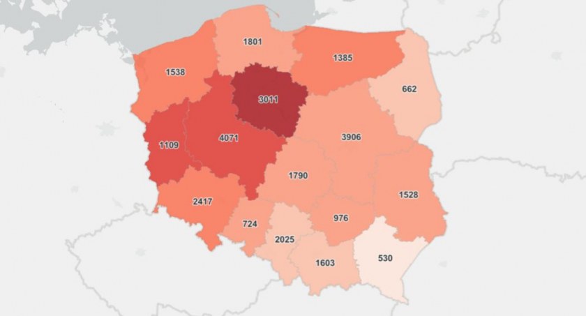 W ciągu dwóch tygodni dobowa ilość zakażeń zmalała niemal o połowę 