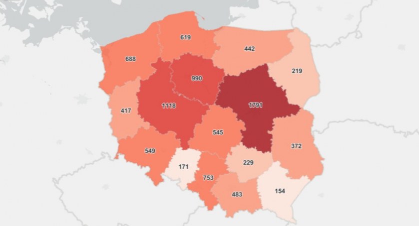 Poniedziałkowy raport epidemiczny 