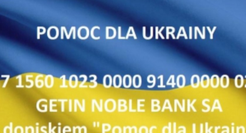 Starostwo uruchomiło specjalny rachunek bankowy do wpłat na rzecz Ukrainy 