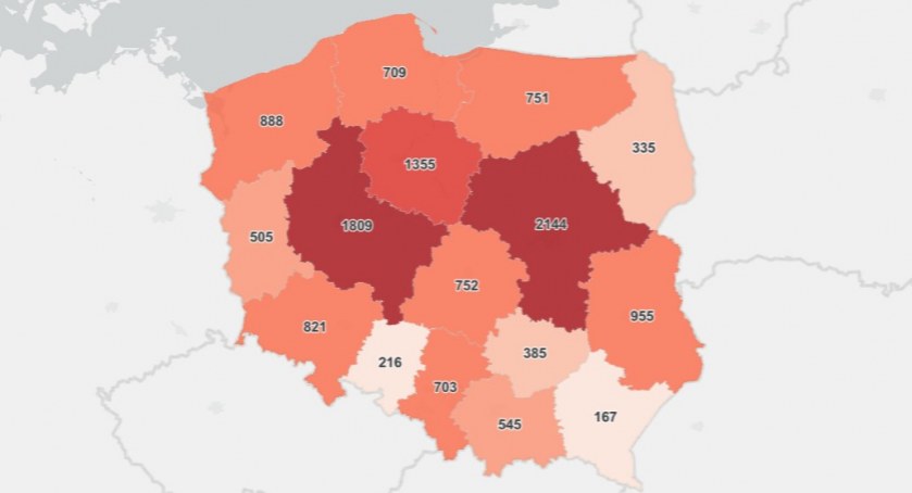 Nowe dane epidemiczne. Przybyło osób na kwarantannie