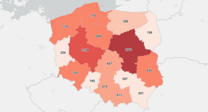 Dziś mocny spadek ilości zakażeń koronawirusem 